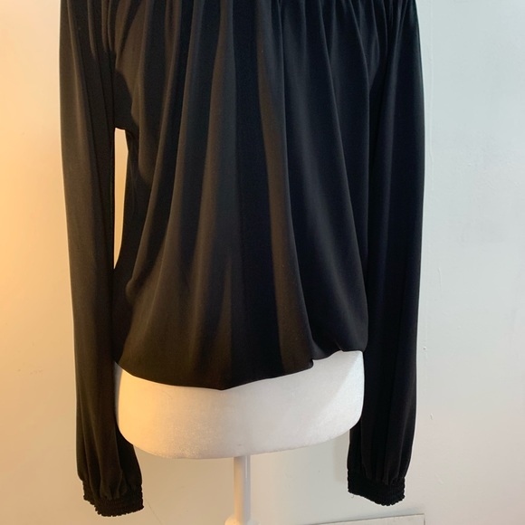 I.N.C. International Concepts Smocked Off The Shoulder Long Sleeve Top - Picture 8 of 10